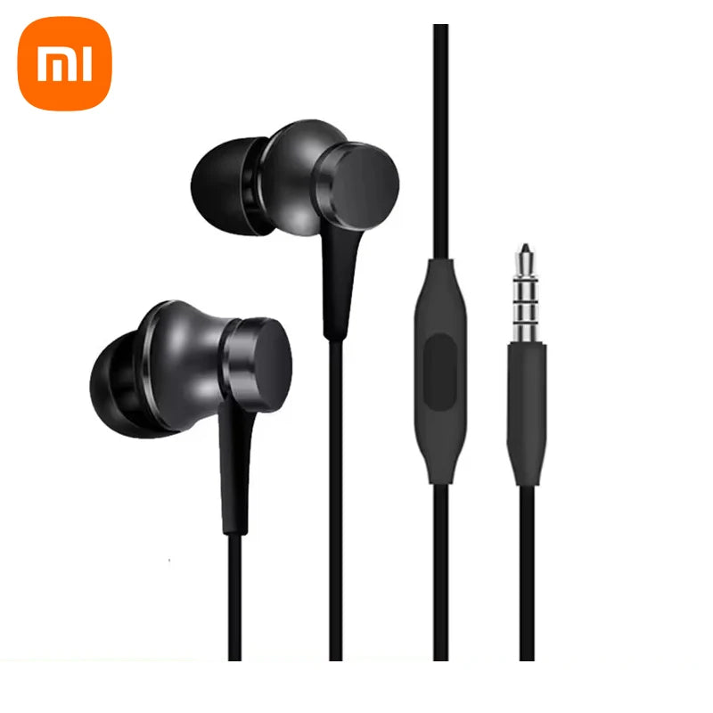 Original Xiaomi Piston 3 in-Ear Headphones Sport Headset Bass Wired 3.5MM Earphone HiFi Stereo Game Earbuds with Mic